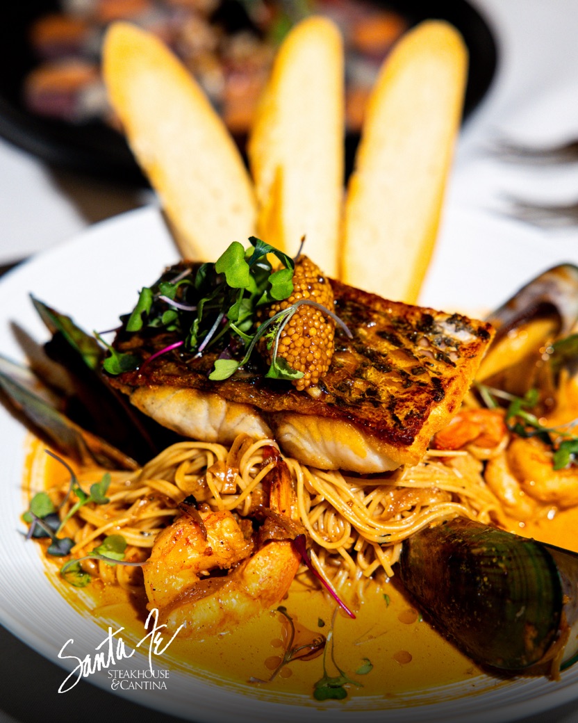 Santa Fe seafood pasta